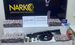 14 bin adet sentetik eczayı 'içmek için' aldığını söyleyen şahıs tutuklandı