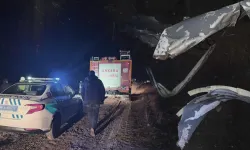 Ankara’da düşen uçağın enkazına ulaşıldı