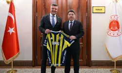 Bakan Tunç, Sadettin Saran ile bir araya geldi