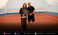 Kuşadası’nda sporseverlerden balon korta yoğun ilgi