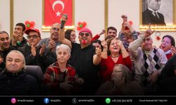 Buca'da engel tanımayan yeni yıl kutlaması