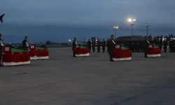 Libya askeri heyetinin cenazeleri, ülkelerine gönderildi