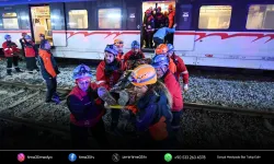 Menemen İZBAN İstasyonu’nda deprem ve kaza tatbikatı