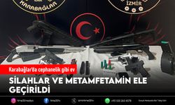 Karabağlar’da cephanelik gibi ev