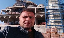 Cami inşaatında iskeleden düşen işçi öldü