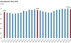 TÜİK: Ücretli çalışan sayısı yıllık yüzde 1 arttı