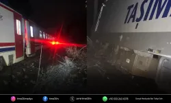 İzmir seferini yapan tren raydan çıktı