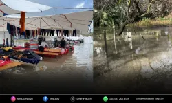 Çeşme’de sağanak hayatı felç etti