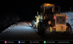 Aydın’da karla mücadele: Ekipler 24 saat sahada