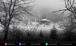 Urla’nın yüksek kesimleri yeni yıla karla uyandı