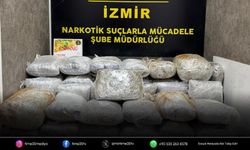 Çeşme’de 65 kilo yasadışı madde ele geçirildi