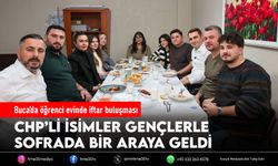 Buca’da öğrenci evinde iftar buluşması