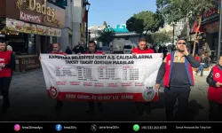 Karşıyaka’da Kent A.Ş işçilerinden maaş tepkisi