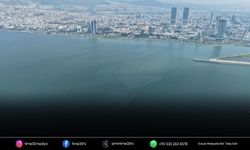 İzmir Körfezi'nde dron ile 8. kirlilik tespiti