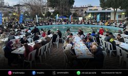 Aydın’da iftar sofraları ilçe ilçe kuruldu