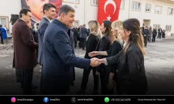 Başkan Tugay, İZSU personeli ile bayramlaştı