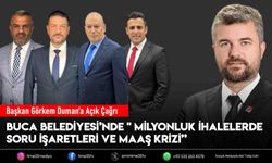 Buca Belediyesi’nde  milyonluk ihalelerde soru işaretleri ve maaş krizi