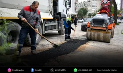 Bornova’da yol çalışmaları hız kesmiyor