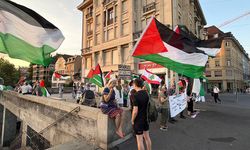 Basel’de Filistin’e destek gösterisi düzenlendi