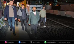 Görkem Duman gece mesaisinde sahada