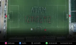 Buca’da yüzlerce kişi “Atam İzindeyiz” yazdı