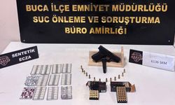 Buca’da cinayet hükümlüsü silahla yakalandı