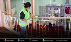 Bayram öncesi camilerde kapsamlı temizlik