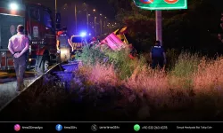 İzmir-Çeşme Otoyolu’nda feci kaza: 2 ölü