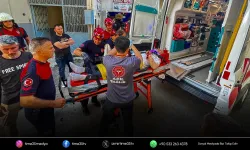 Buca’da çatıdan düşen vatandaşı itfaiye kurtardı