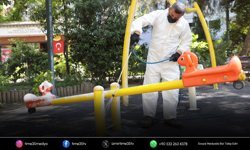 Konak’ın parklarında temizlik mesaisi