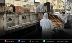 Konak’ta çöp evden 10 ton atık çıkarıldı