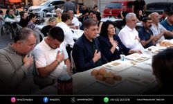 Başkan Tugay Kınık'ta muharrem lokmasını paylaştı