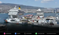 İzmir'e 2 kruvaziyer gemisi 3 bin 341 yolcu getirdi