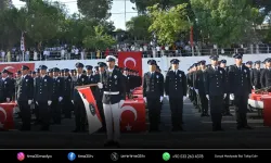 İzmir'de polis akademisinde mezuniyet coşkusu