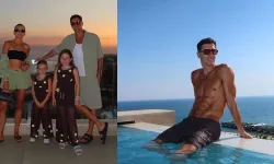 Lewandowski ailesiyle Antalya'da tatilde