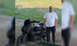 Taksiye çarpan motosiklet sürücüsü can verdi