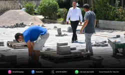 Bornova'nın tarihi merkezi baştan sona yenileniyor
