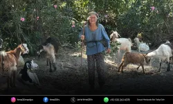 90 yaşında, elinde değneğiyle her gün merada