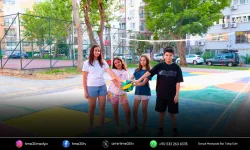 Çocuklar istedi, Başkan Mutlu yaptı: O park voleybol sahasına kavuştu