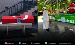 Uzman çavuş, eşi ve 8 aylık bebek son yolculuğuna uğurlandı