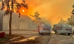 Depoyu saran yangına TOMA'larla müdahale