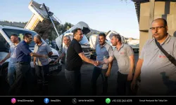 Başkan Eşki sabahın ilk ışıklarıyla sahada