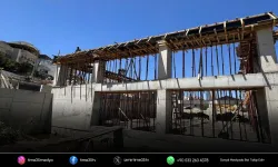 Dikili’de yeni itfaiye hizmet binası yükseliyor