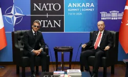 Erdoğan, NATO zirvesinde Macron ile görüştü