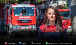 İzmir İtfaiyesi’nin ilk kadın şoförü