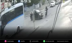 Buca'da otomobilin çarptığı motosikletli yaralandı