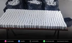 Bornova'da 118 bin sentetik hap ele geçirildi