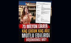 Çeşme’de 70 Milyon’a kaç çocuk kaç aile mutlu edilirdi?