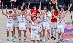 U17 Erkek Milli Basketbol Takımı çeyrek finalde