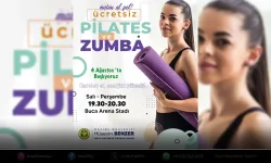 Buca Arena’da ücretsiz pilates ve zumba dersleri başlıyor